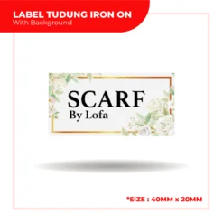 Label Tudung Iron On LT005