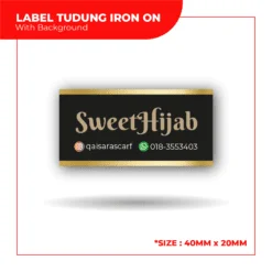 Label Tudung Iron On LT010