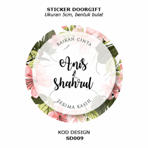 STICKER DOORGIFT SD009 01