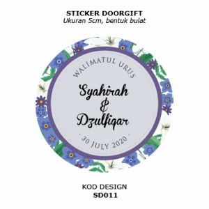STICKER DOORGIFT SD011 01