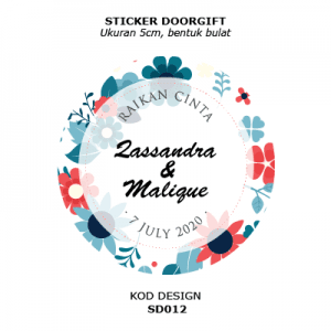 STICKER DOORGIFT SD012 01