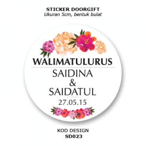 STICKER DOORGIFT SD023 01