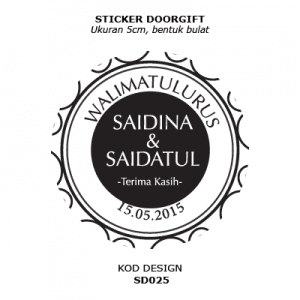 STICKER DOORGIFT SD025 01