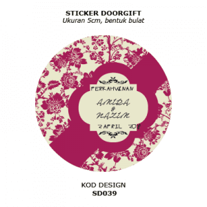 STICKER DOORGIFT SD039 01