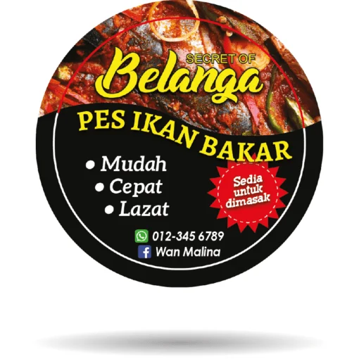 STICKER MAKANAN SP021 02