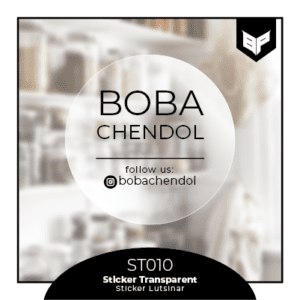 STICKER TRANSPARENT ST10 01
