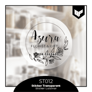 STICKER TRANSPARENT ST12 01