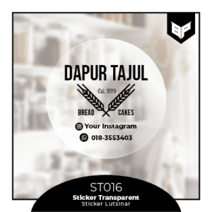 STICKER TRANSPARENT ST16 01