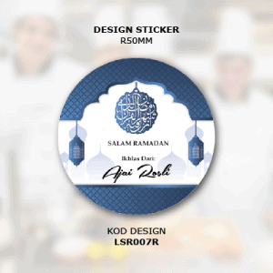 STICKER UCAPAN RAYA R50MM 01